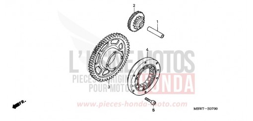 FRIZIONE DI AVVIAMENTO CBR600F6 di 2006